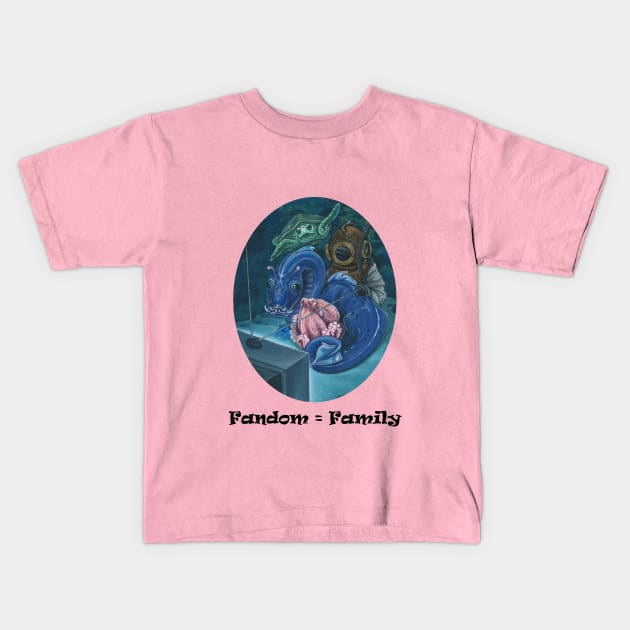 Fandom = Family Kids T-Shirt by ardenellennixon